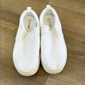 Cat and Jack White Slip-on Sneakers